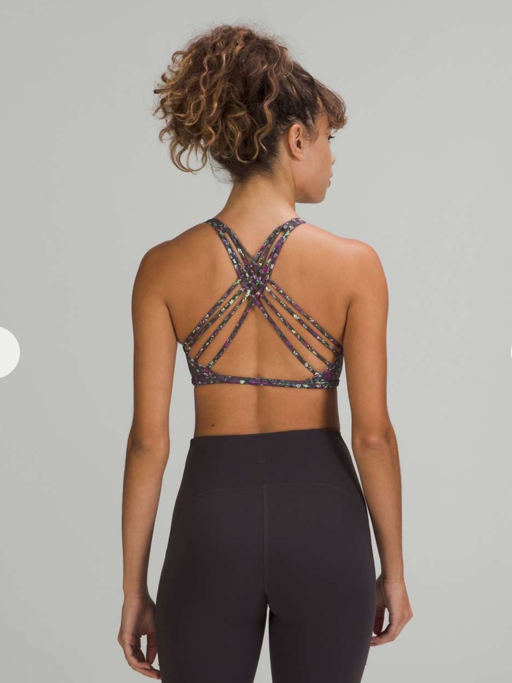 Lululemon Free to Be Bra Wild *Light Support, A/B Cup - Fleur Motion Multi